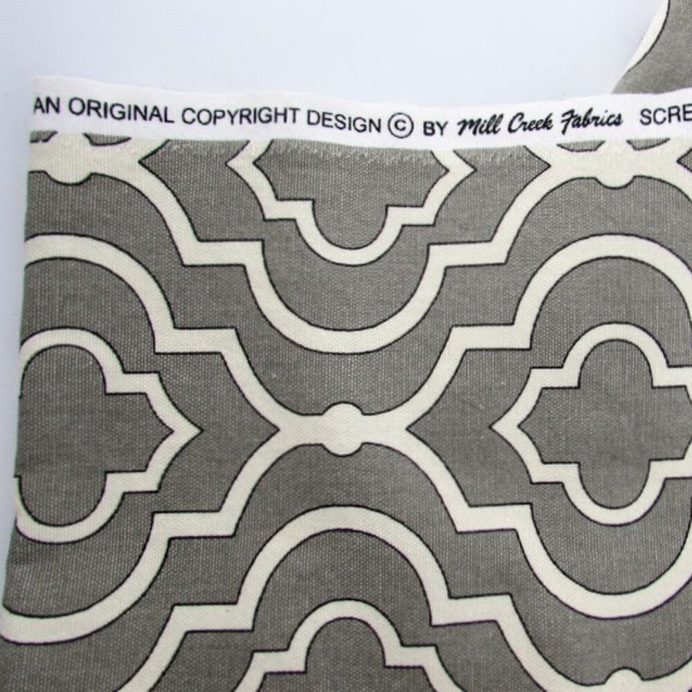 Mill Creek Fabric Upholstery Canvas Donella Grey 44" x 43"